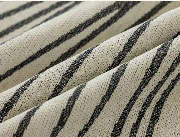 Détail du tissu en coton texturé pour housse de canapé