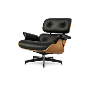 Loungesessel- und Fußhocker-Set – Elegantes Lederfinish