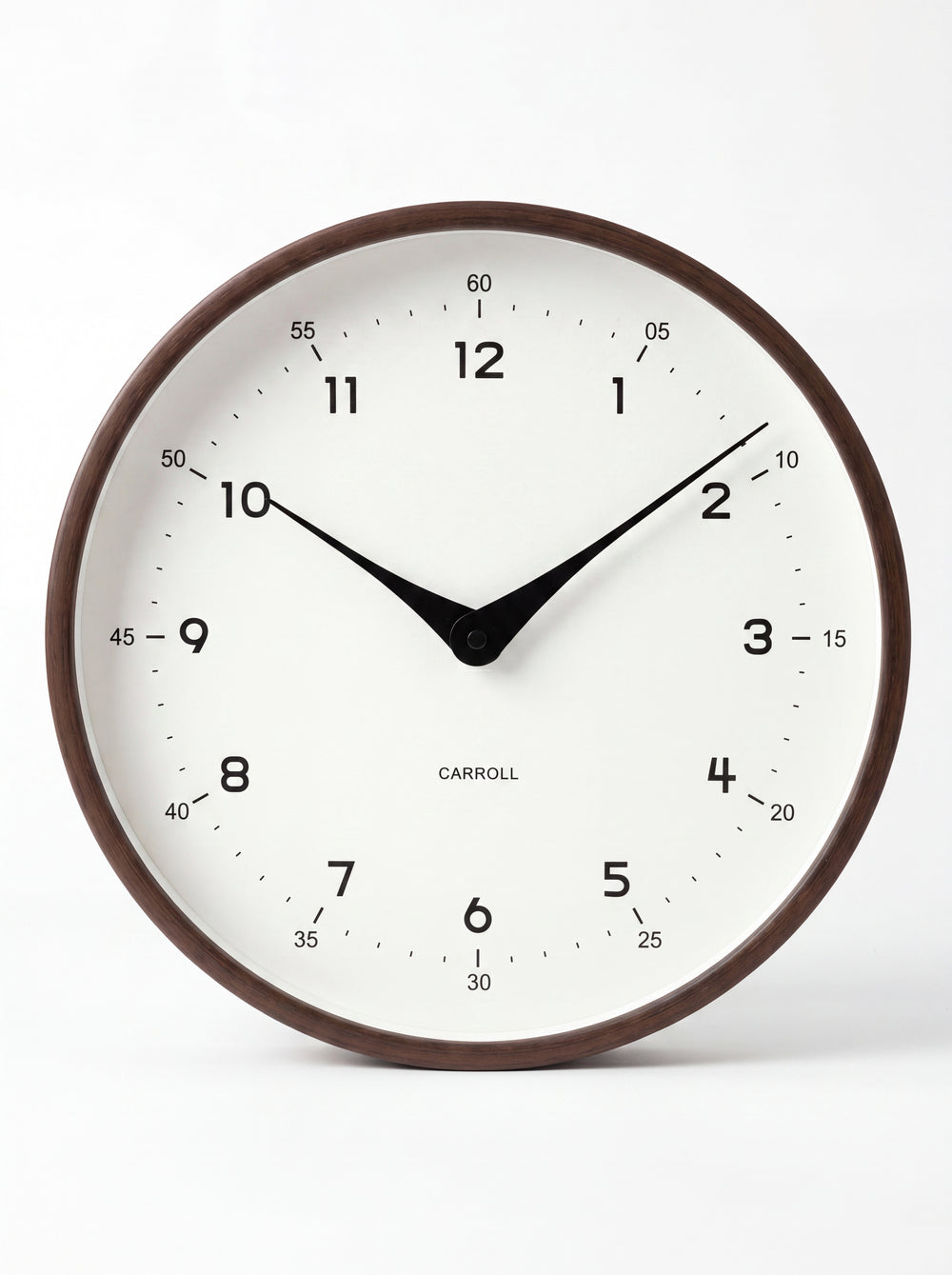 Horloge murale minimaliste silencieuse en bois – Arlo