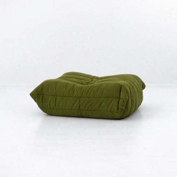 Ottoman Relax Sculptural en Tissu – Design & Confort